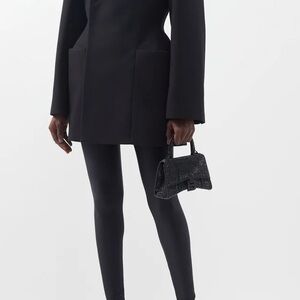 Balenciaga XS Hourglass crystal-embellished tote bag